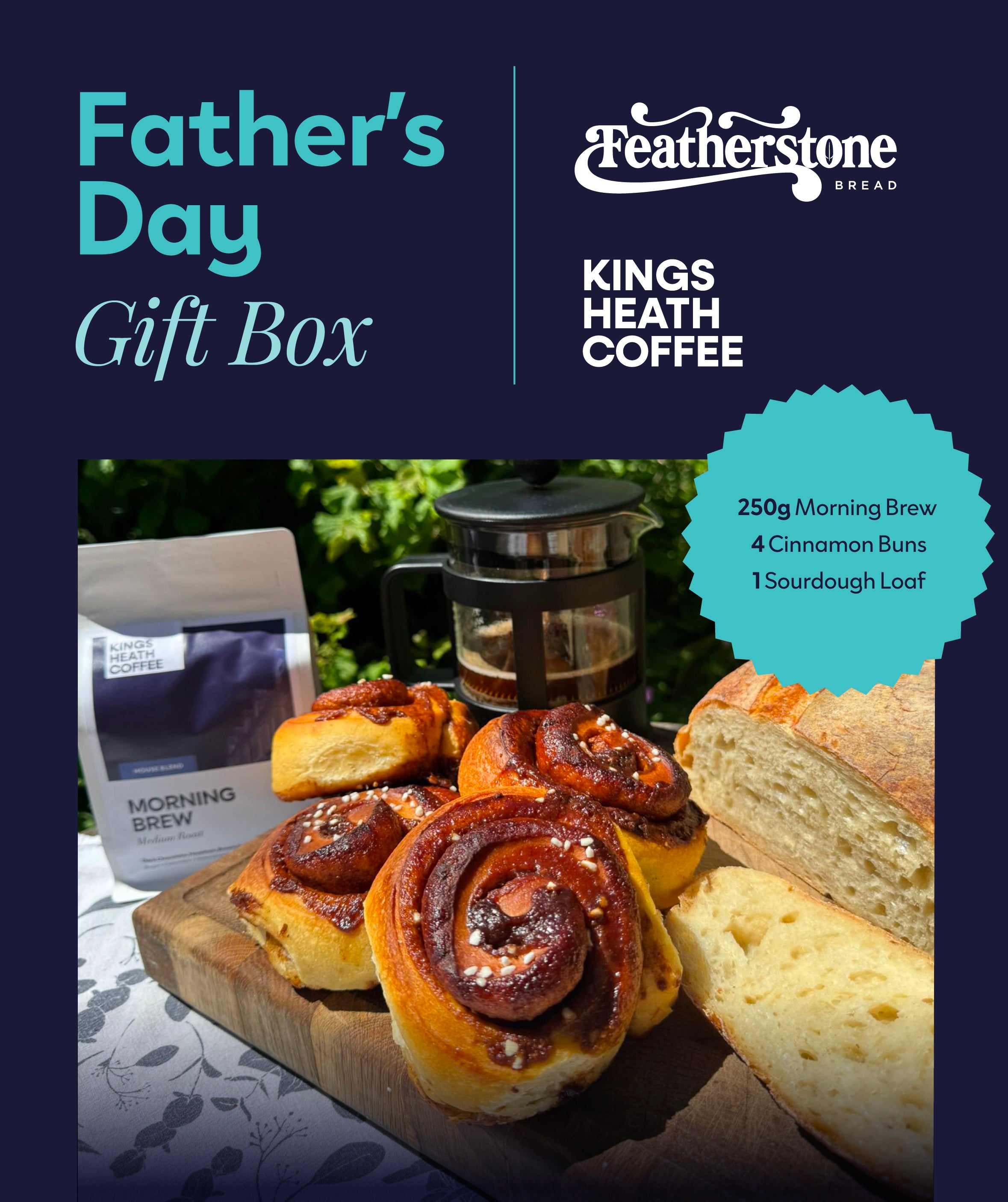 Father's Day Gift Box with Featherstone Bread